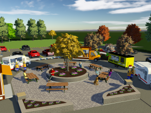 3D Design for an outdoor eating area thumbnail image