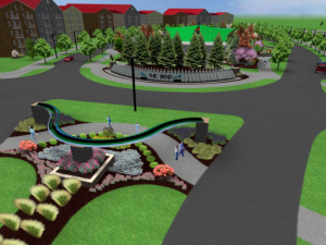 3D drawing of a city design  thumbnail image